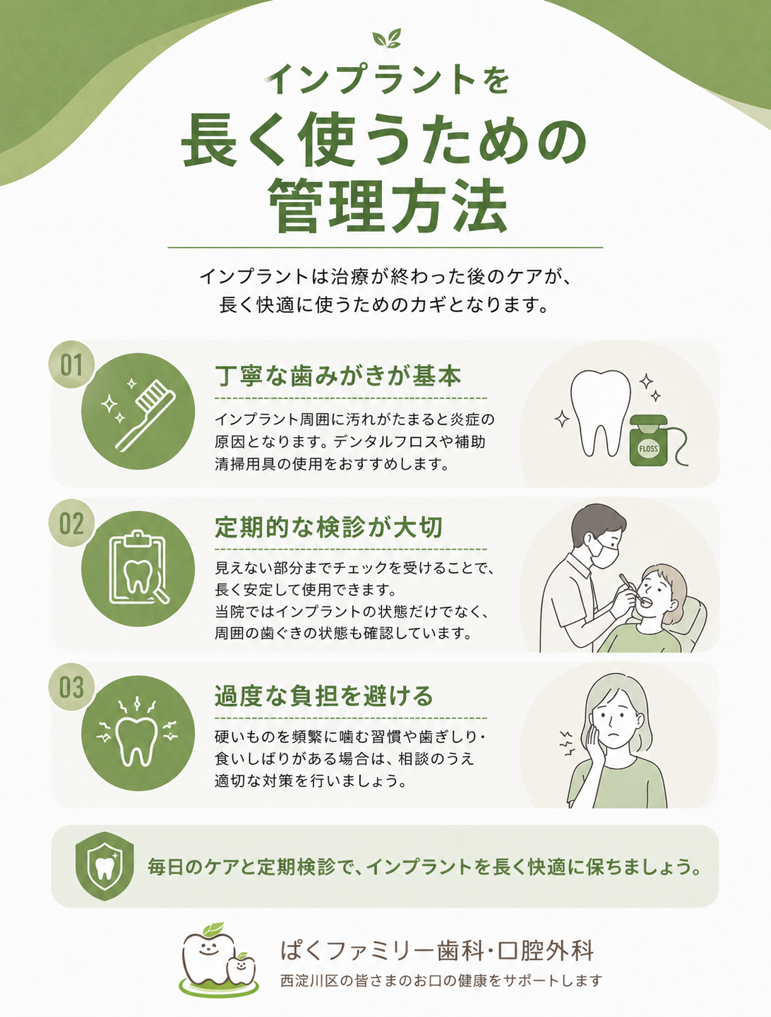 西淀川区 歯医者 インプラント治療を検討中の方へ